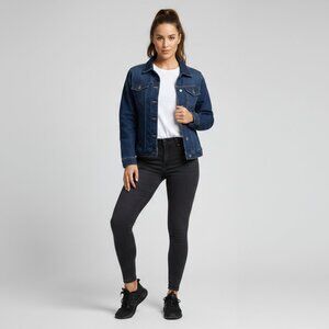 Parasuco Jeans Flannel Lined Denim Jacket – Size M